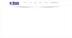 Desktop Screenshot of bastaboatlifts.com